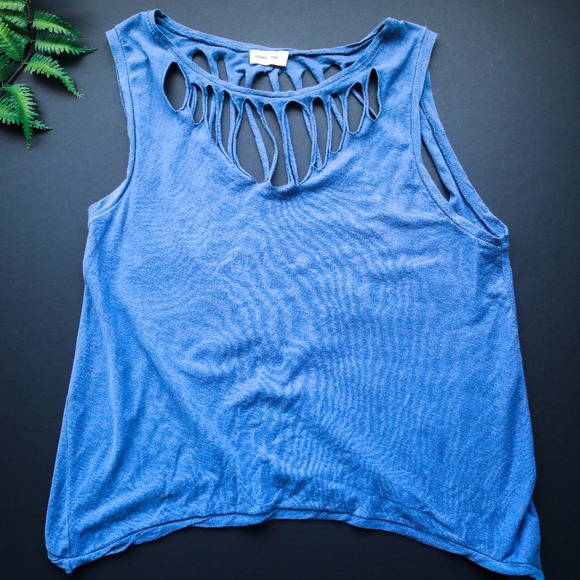 Urban Outfitters Tops - UO | Silence & Noise -  Slashed Muscle Tee